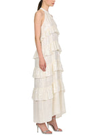 Asymmetric Hem Long Vacation Style Dress