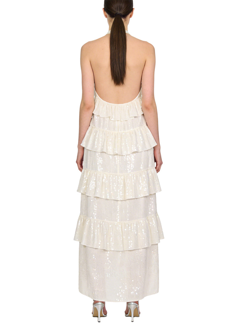Asymmetric Hem Long Vacation Style Dress