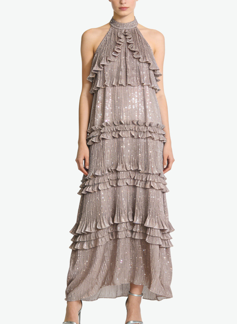 Luxury Halter Long Banquet Party Dress