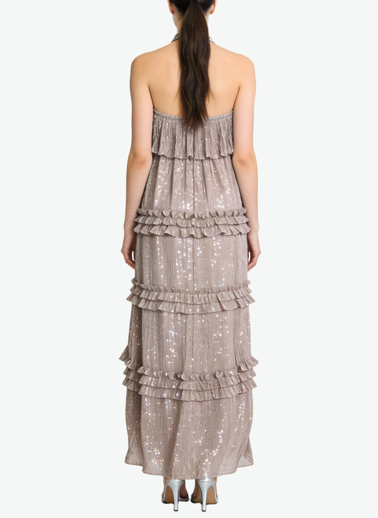 Luxury Halter Long Banquet Party Dress