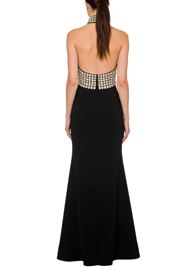 Luxury Halter Long Banquet Formal Dress