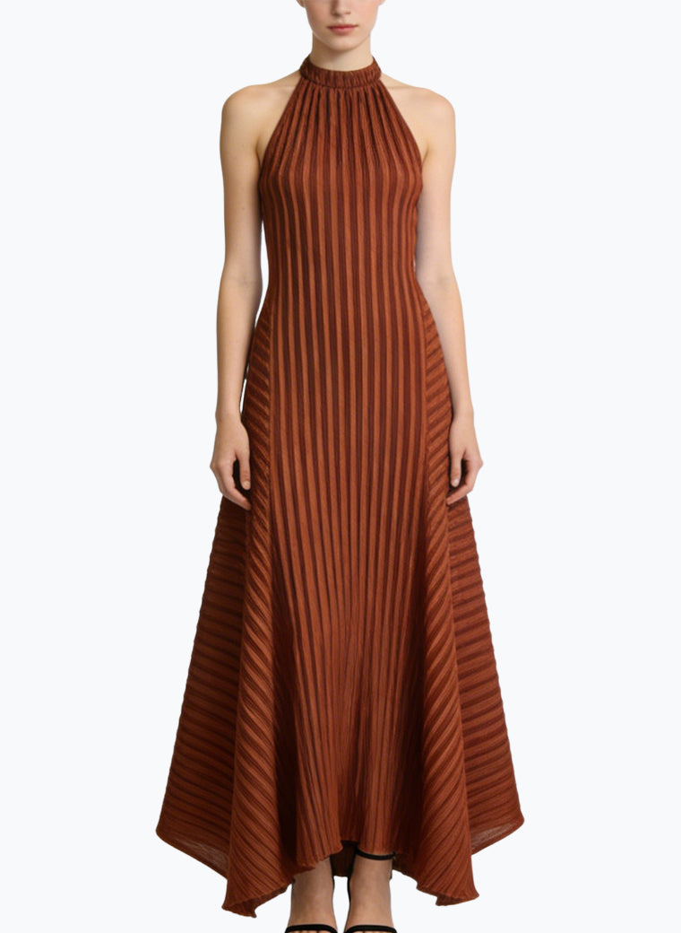 Halter Women's Long Design Sense Dress