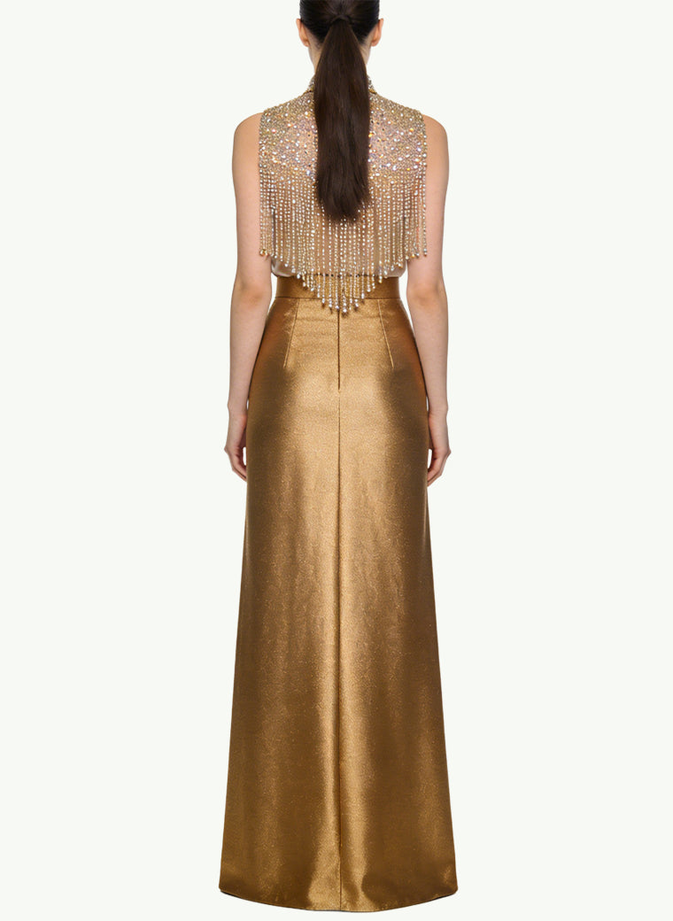 Elegant Halter Long Maxi Formal Dress