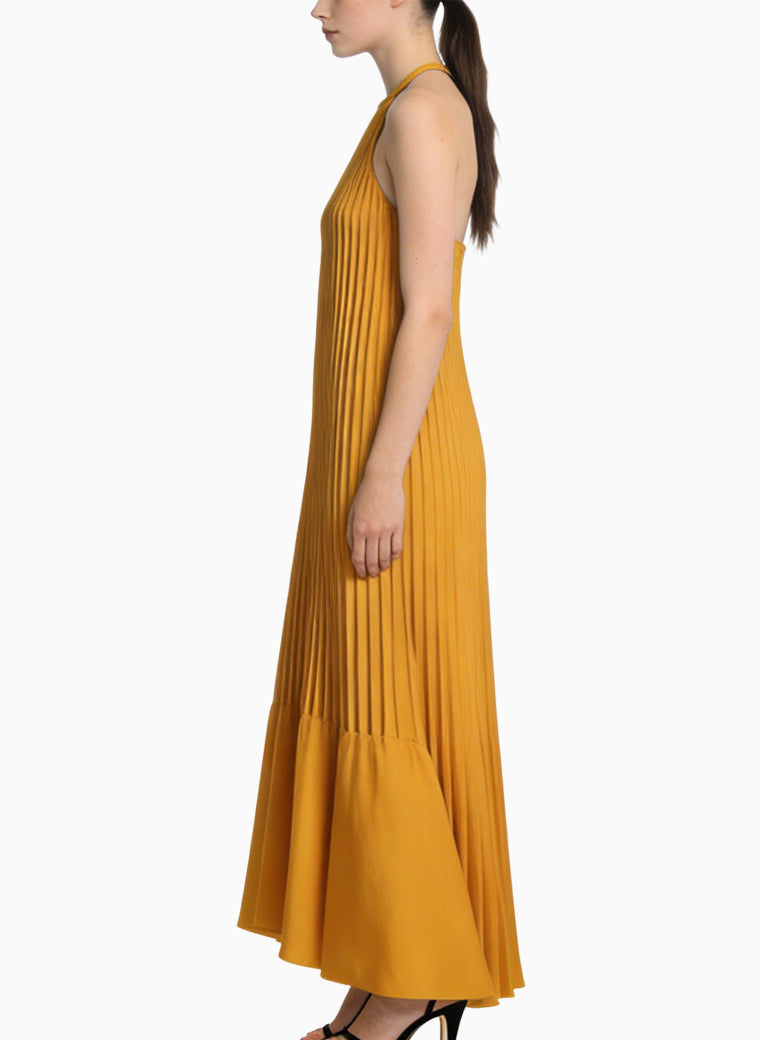 Elegant Women's Flared Long Vacation Dress
