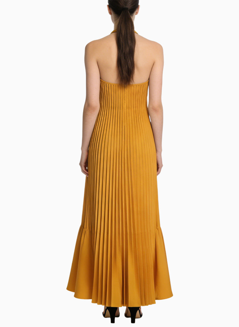 Elegant Women's Flared Long Vacation Dress