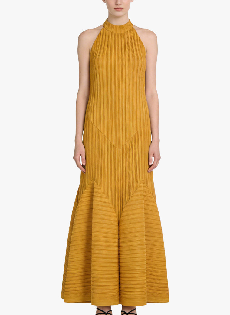 Retro Elegant Halter Long Maxi Dress