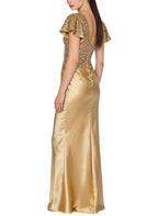 Gorgeous Sparkle Sequin Spliced Long Dress