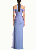 Elegant Halter Off-Shoulder Long Maxi Dress