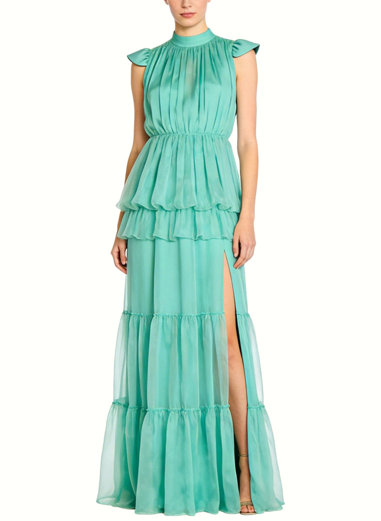 Fashion High Slit Long Vacation Beach Dress