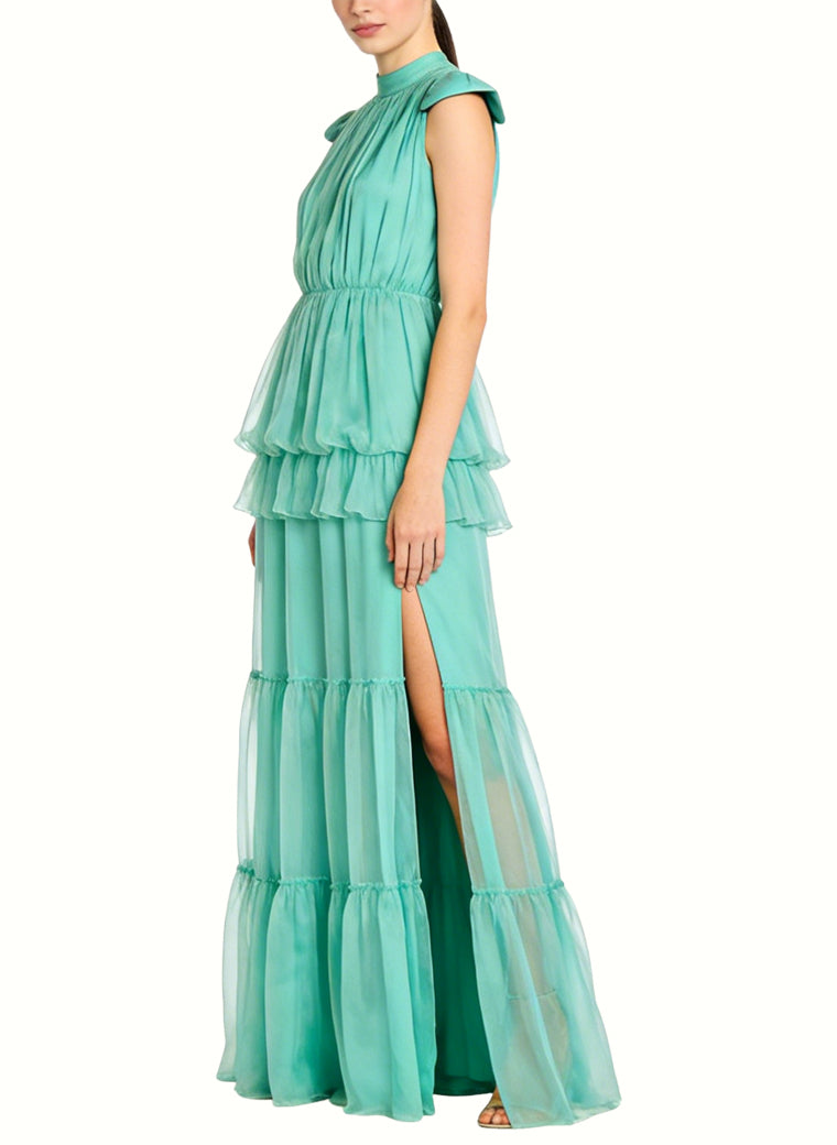 Fashion High Slit Long Vacation Beach Dress