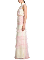 Romantic Stand Collar Elegant Banquet Party Dress
