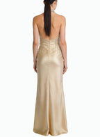 Premium Halter Long Mermaid Formal Dress