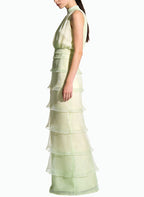 Fresh Elegant Stand Collar Cami Dress