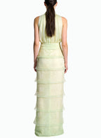 Fresh Elegant Stand Collar Cami Dress