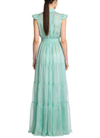 Gentle High Slit Long Vacation Beach Dress