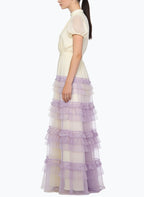 Sweet Age-Reducing Puff Sleeve Long Dress