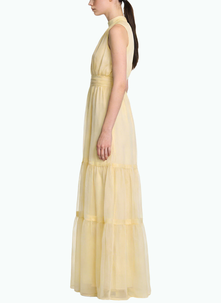 Elegant Long Vacation Style Maxi Dress