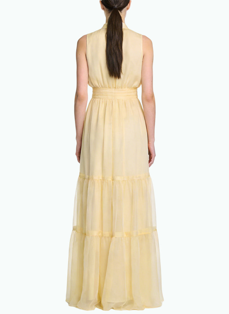 Elegant Long Vacation Style Maxi Dress