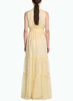 Elegant Long Vacation Style Maxi Dress