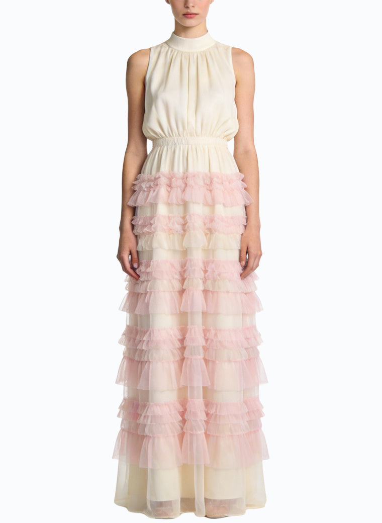 Gentle Style Long Date Dress