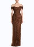 Sexy Slim Fit Off-Shoulder Long Maxi Dress