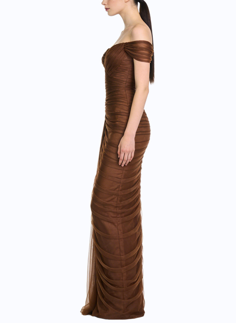 Sexy Slim Fit Off-Shoulder Long Maxi Dress