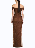 Sexy Slim Fit Off-Shoulder Long Maxi Dress