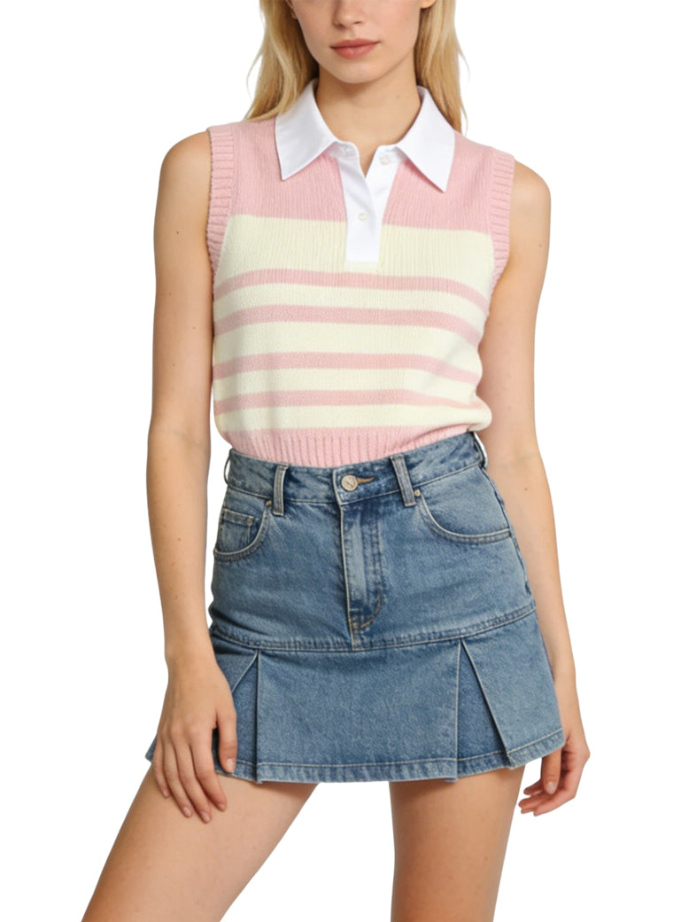 Women's Casual A-line Denim Mini Skirt
