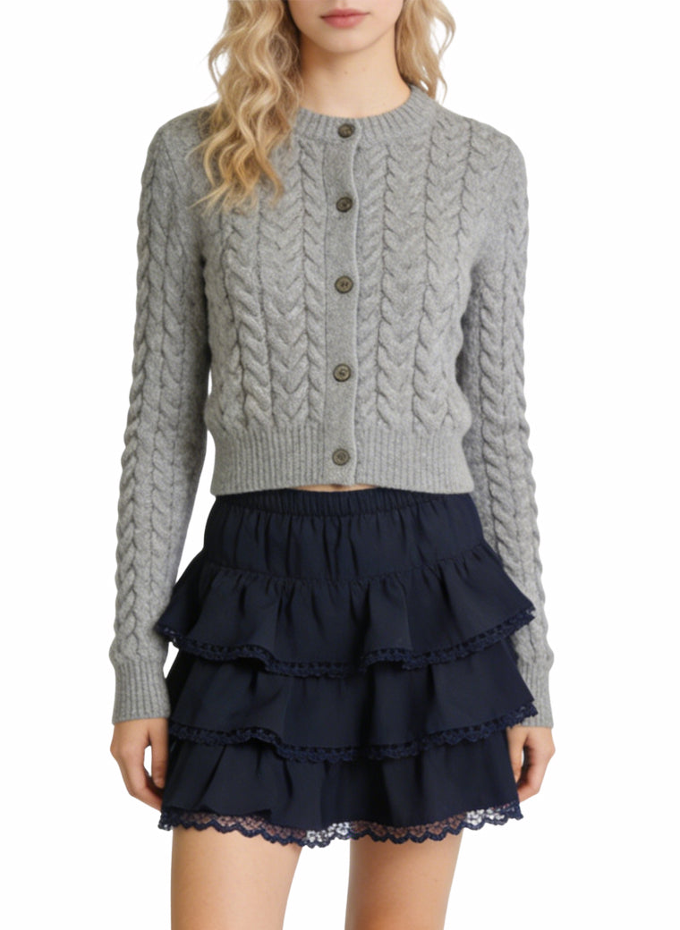 Women's Casual Layering High-waist Mini Skirt