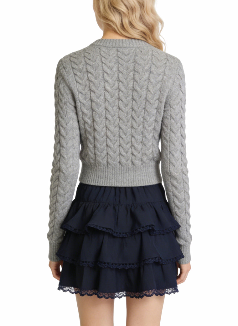 Women's Casual Layering High-waist Mini Skirt