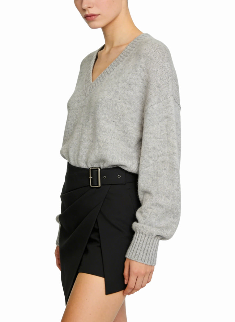 Women's Wrap-front High-waist Mini Skirt