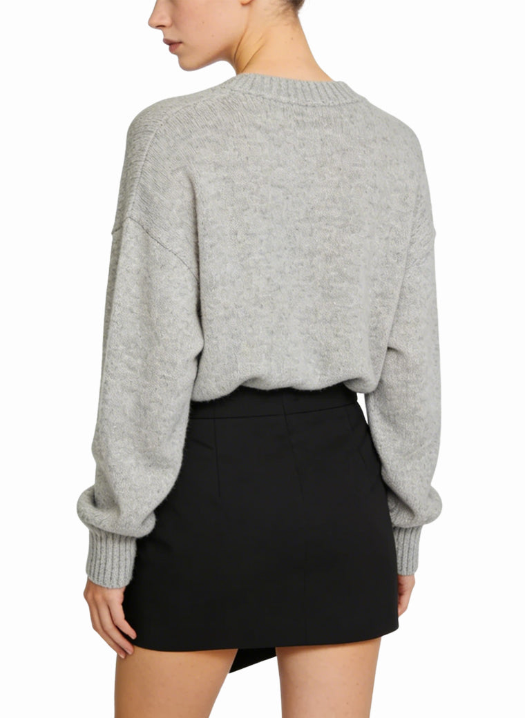 Women's Wrap-front High-waist Mini Skirt