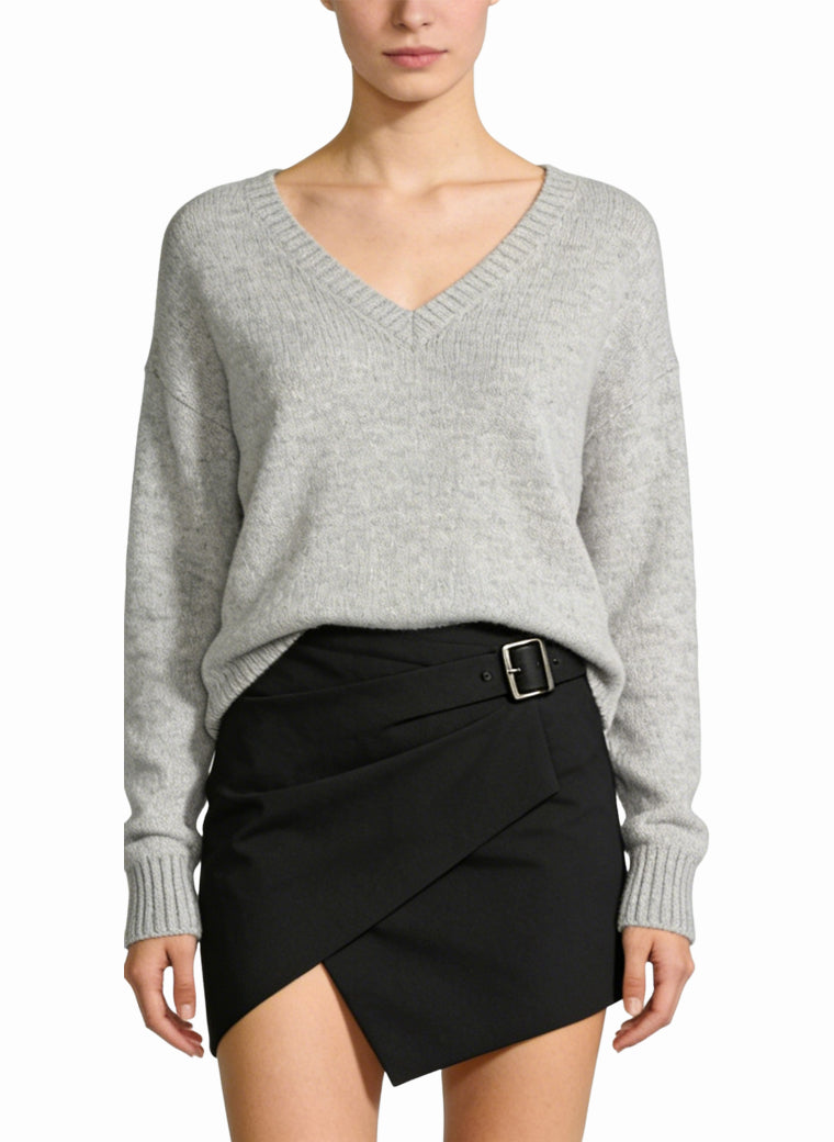 Women's Fashion Wrap-front Mini Skirt