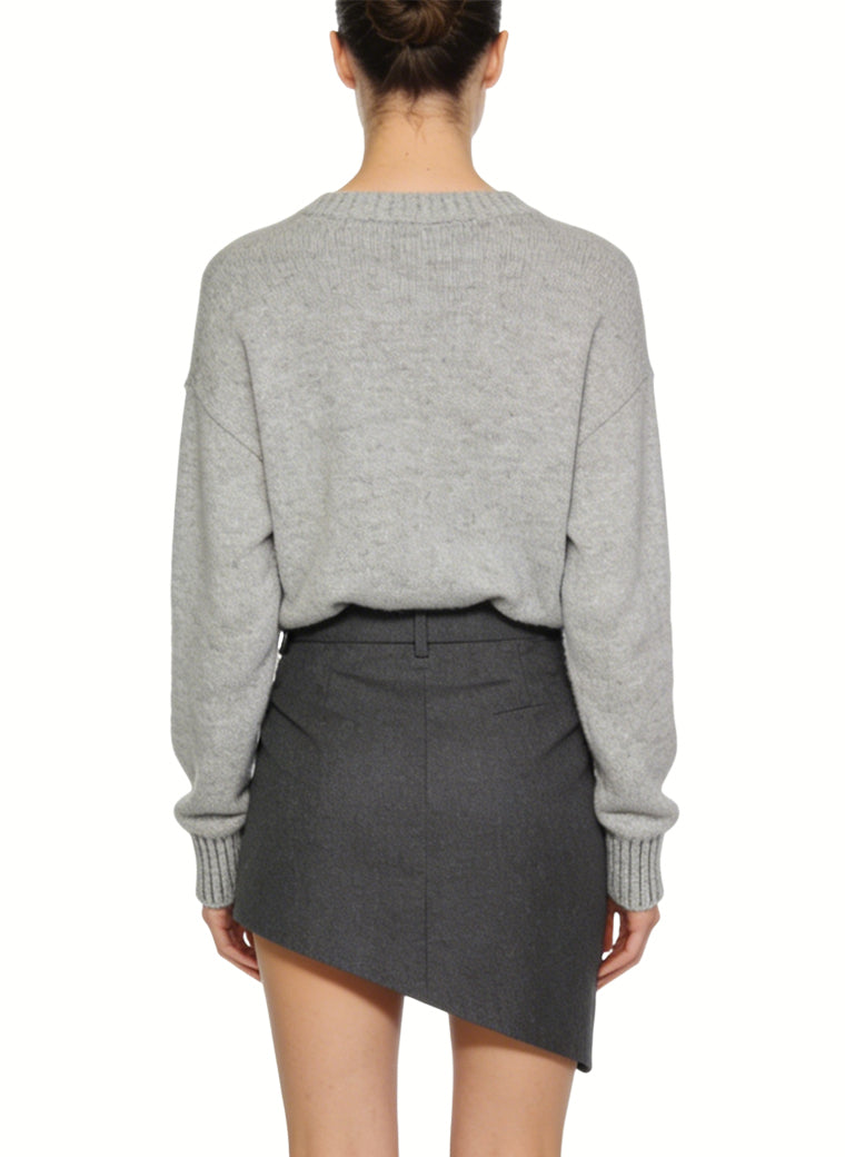 Women's Fashion High-waist Wrap-front Mini Skirt