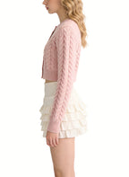 Women's Fashion Ruffled Hem Mini Skirt