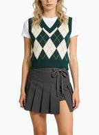 Women's Preppy Pleated High-waist Mini Skirt