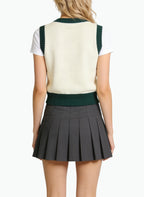 Women's Preppy Pleated High-waist Mini Skirt