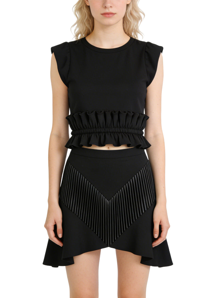 Women's Retro High-waist Mini Skirt