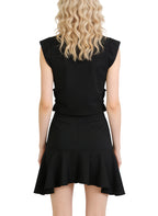 Women's Retro High-waist Mini Skirt