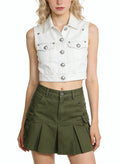 Women's Casual High-waist Cargo Mini Skirt