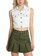Women's Casual High-waist Cargo Mini Skirt
