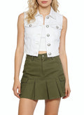 Women's Utility High-waist Mini Skirt