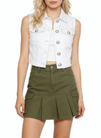 Women's Utility High-waist Mini Skirt