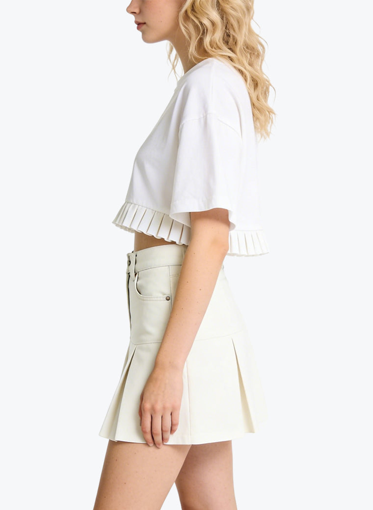Women's High-waist A-line Utility Mini Skirt