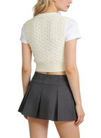 Women's Classic Pleated Mini Skirt