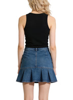 Women's Casual High-waist Denim Mini Skirt