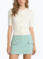 Women's Elegant Casual High-waist Mini Skirt