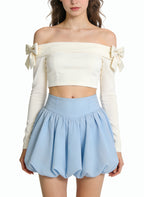Women's Cute High-waist A-line Mini Skirt