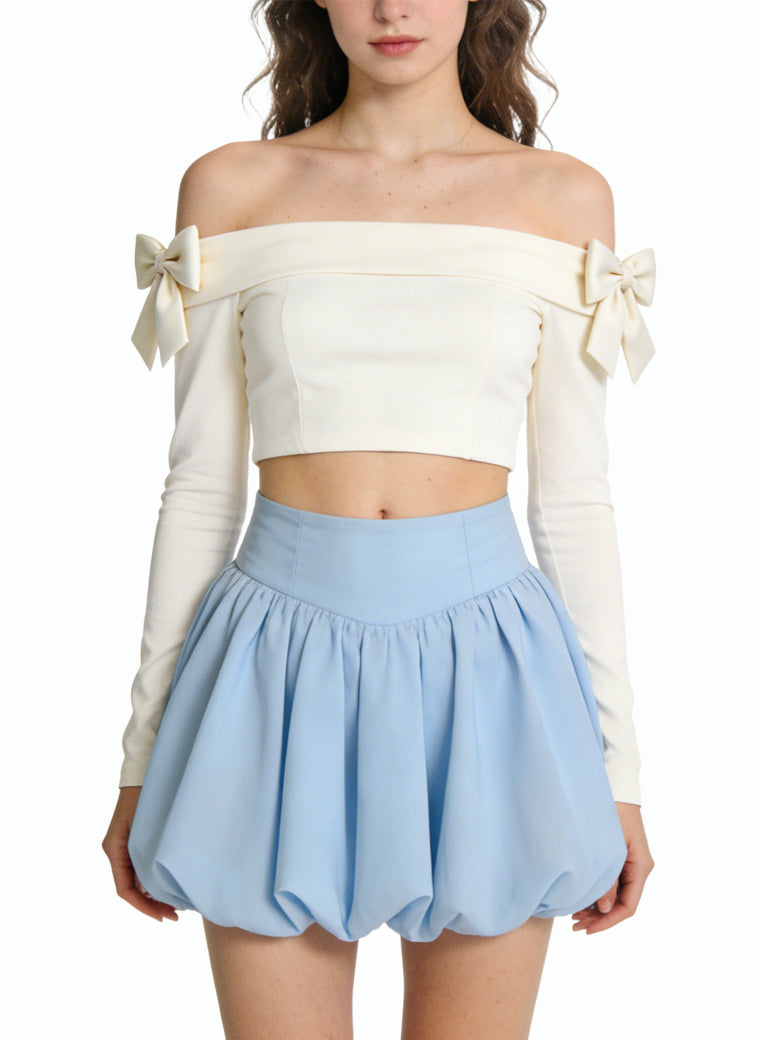 Women's Cute High-waist A-line Mini Skirt