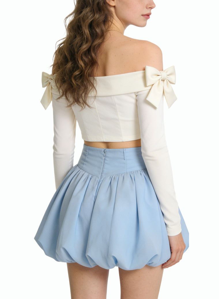 Women's Cute High-waist A-line Mini Skirt